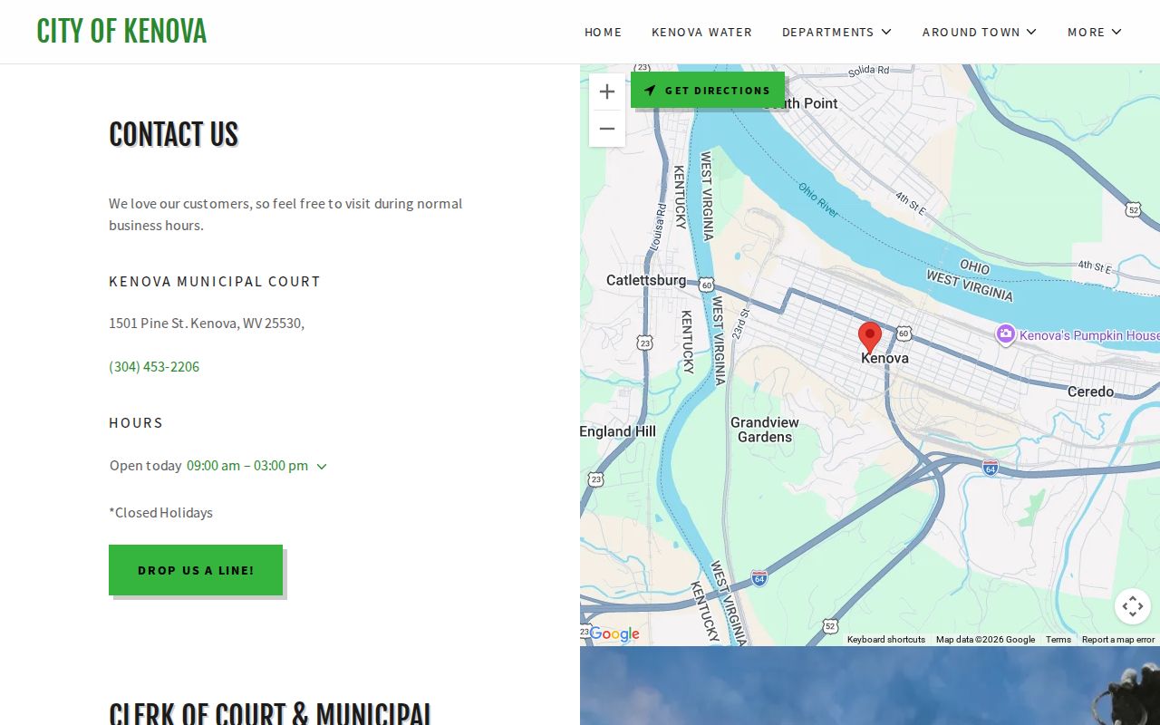 Kenova criminal court records and municipal clerk information