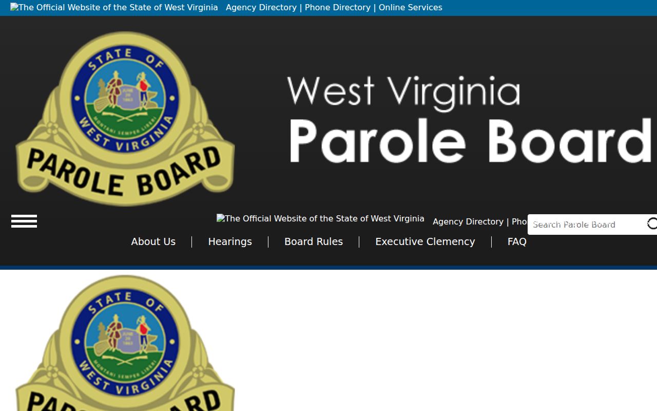 Wayne criminal records and official West Virginia parole authority resources